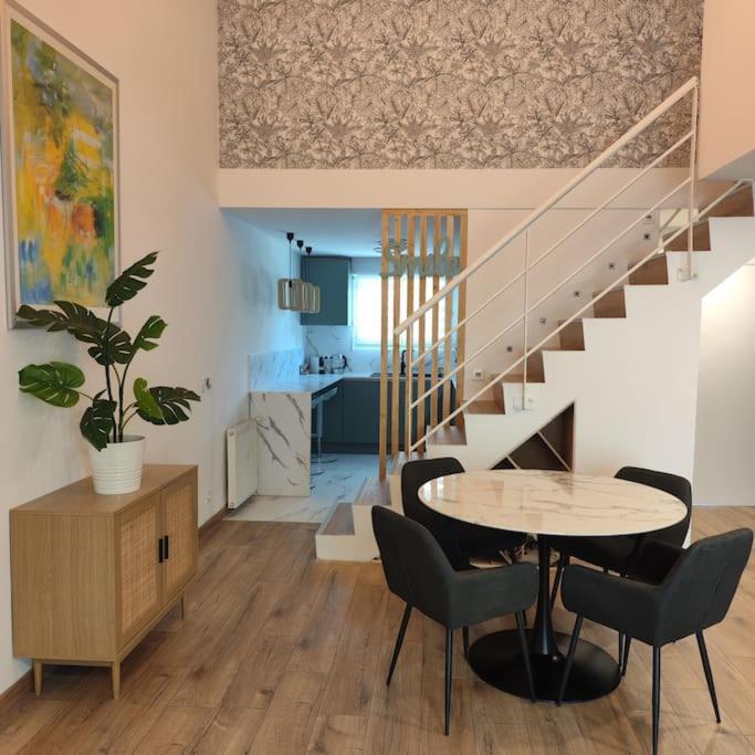 Superbe Cosy Duplex Appartement T3 Charpenne Tete D'Or Avec Parking Prive Gratuit Villeurbanne Exterior photo